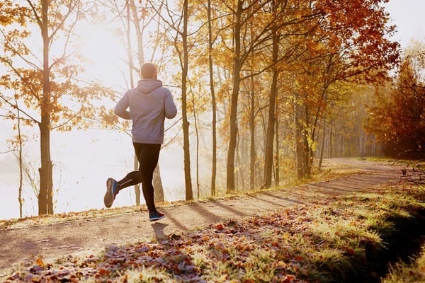 man running