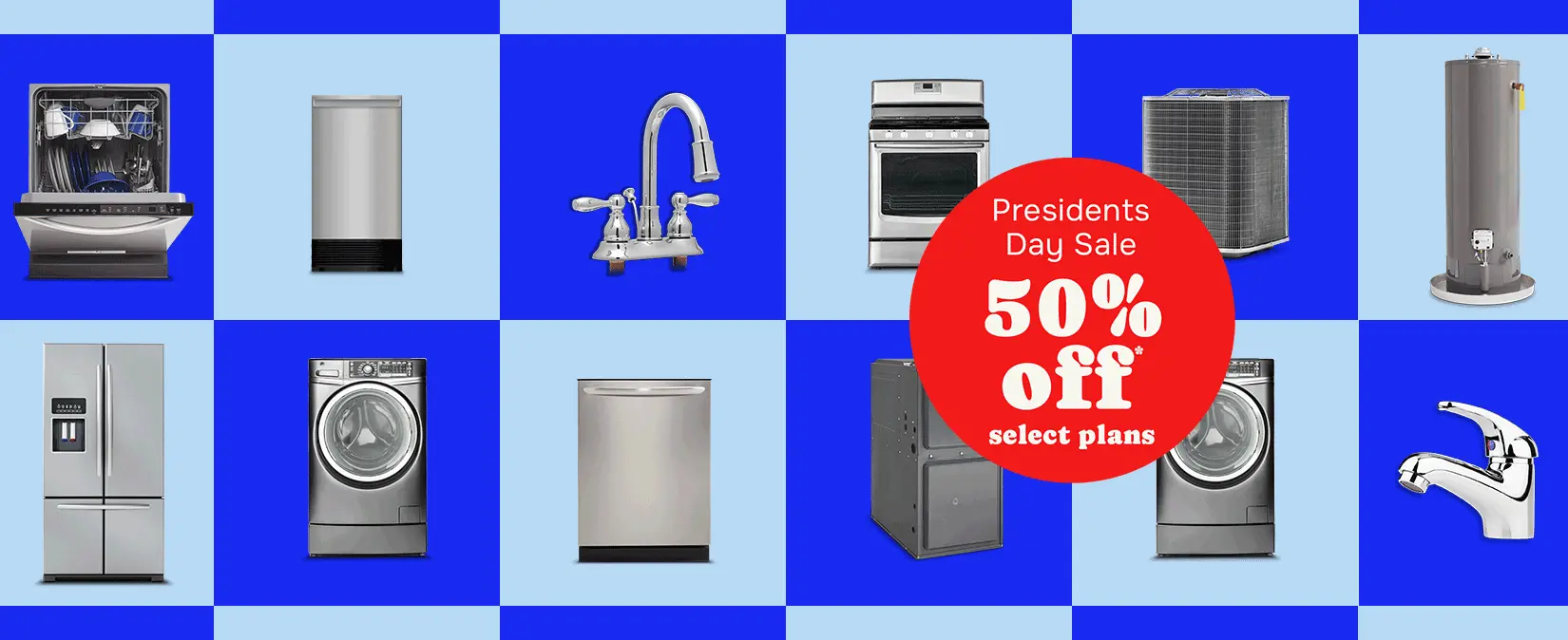 Hero image. 50% off select plans