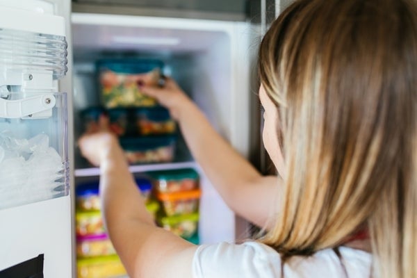 Freezer not freezing woman in fridge