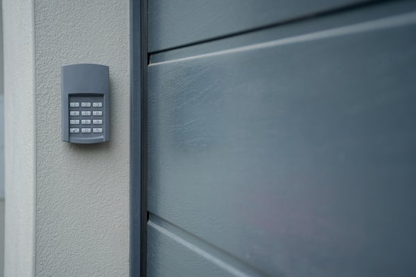 garage door keypad