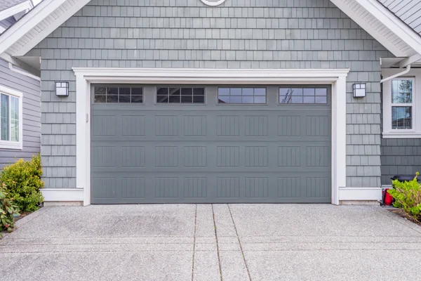 A garage door