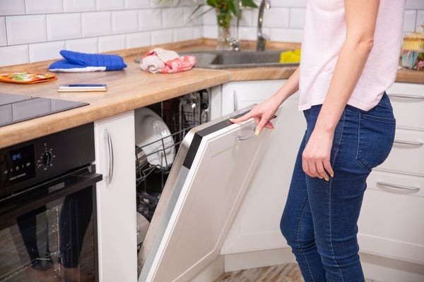 starting a dishwasher