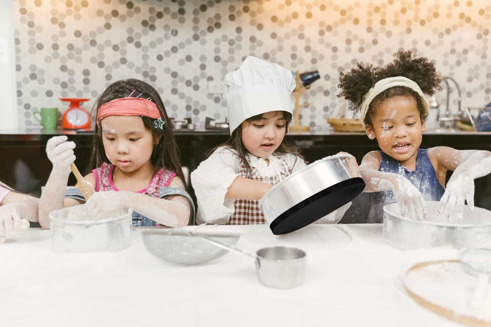 kids using non slip pans