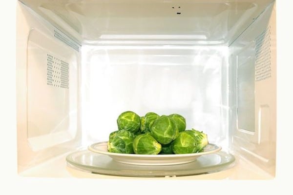 brussel sprouts in microwave