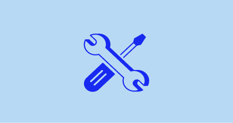 Screw driver and wrench icon