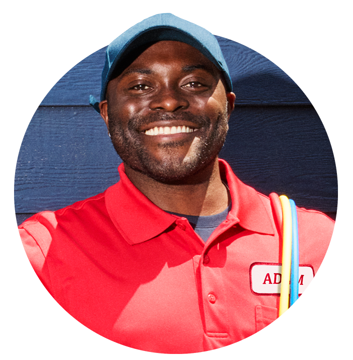 Graphic with a professional on the line