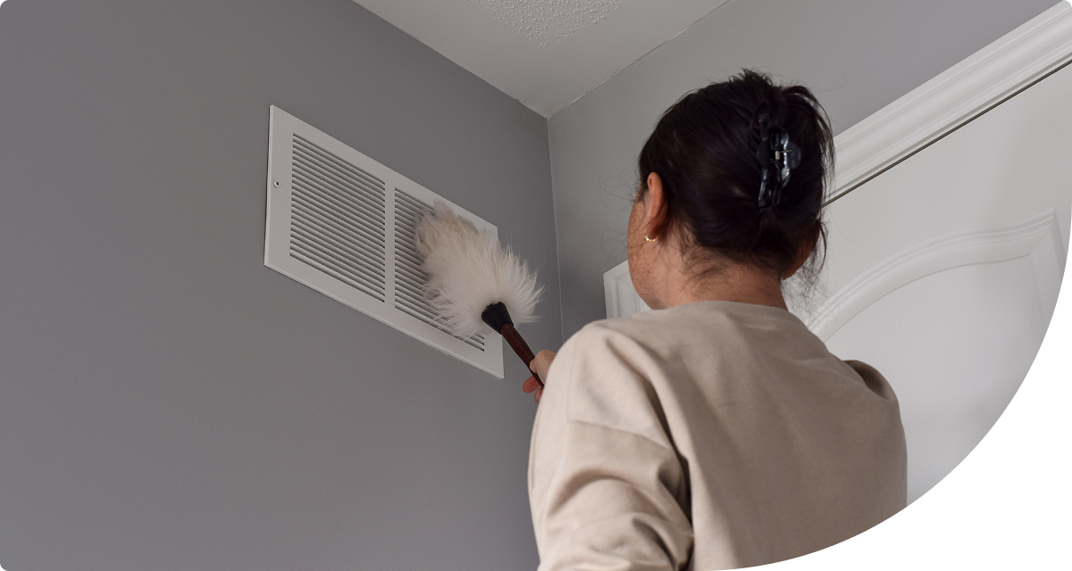 Dusting Heating Vents